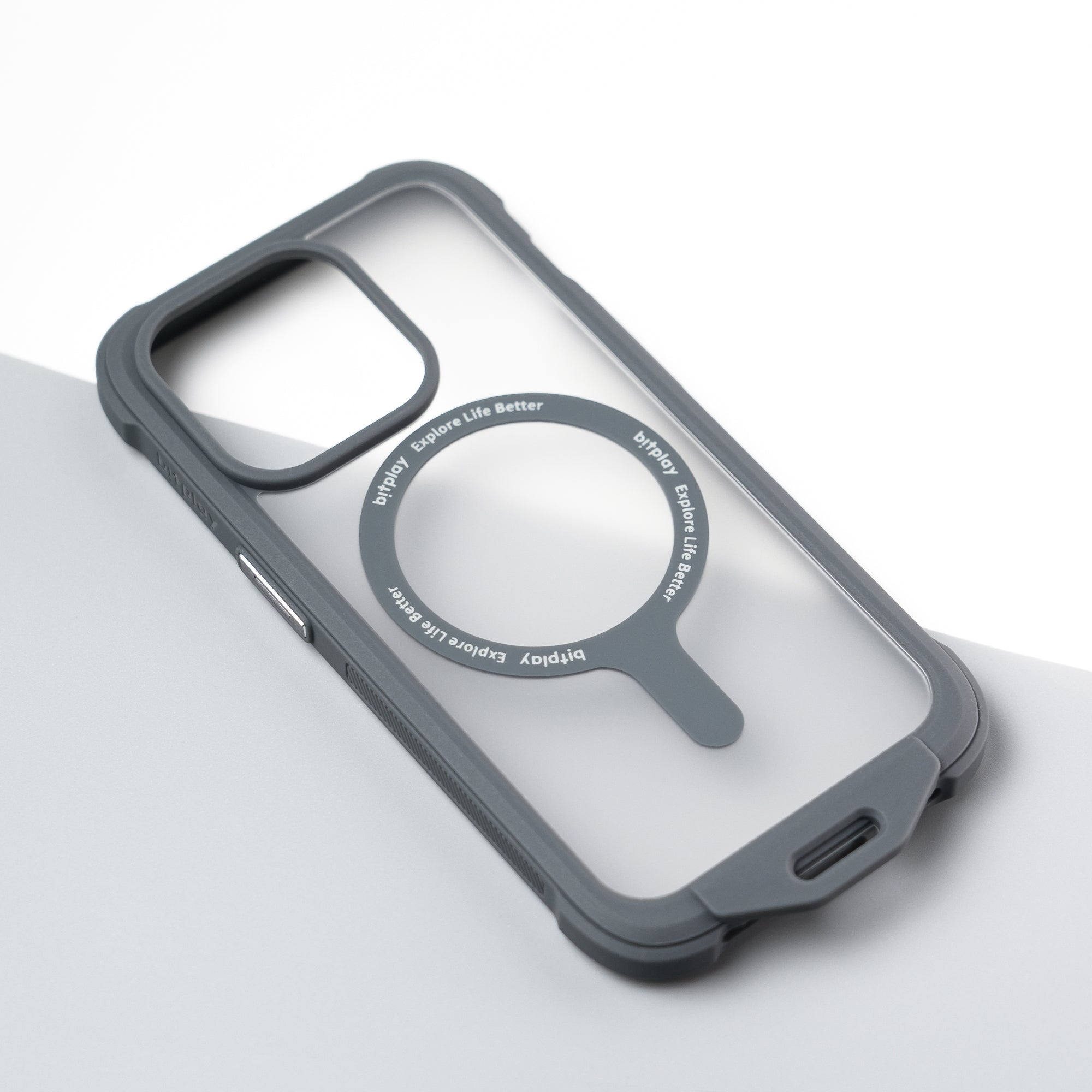 霧面磁吸殼 Wander Case for iPhone 15 Matte Version 深灰藍