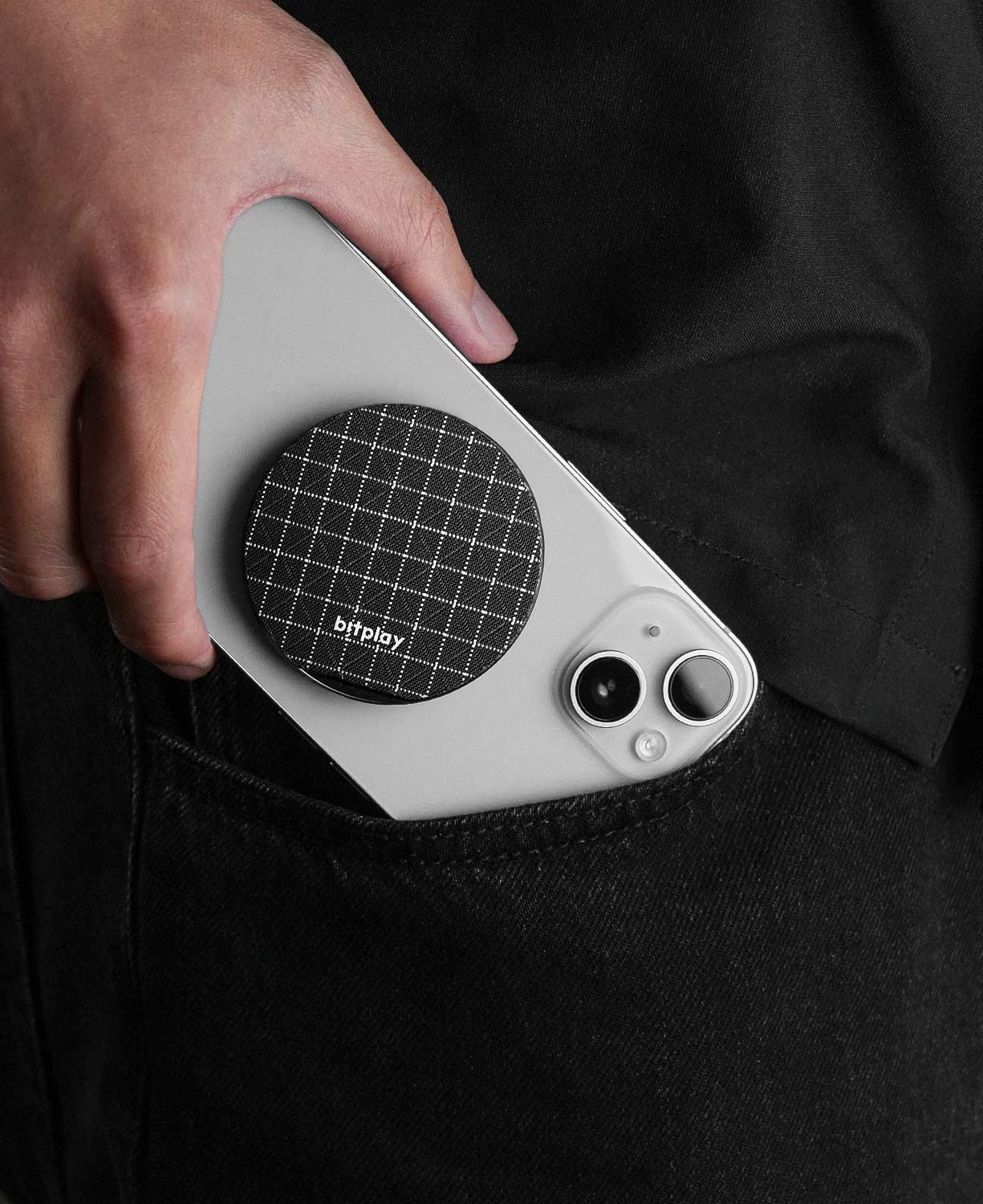 旋轉磁吸支架 格紋