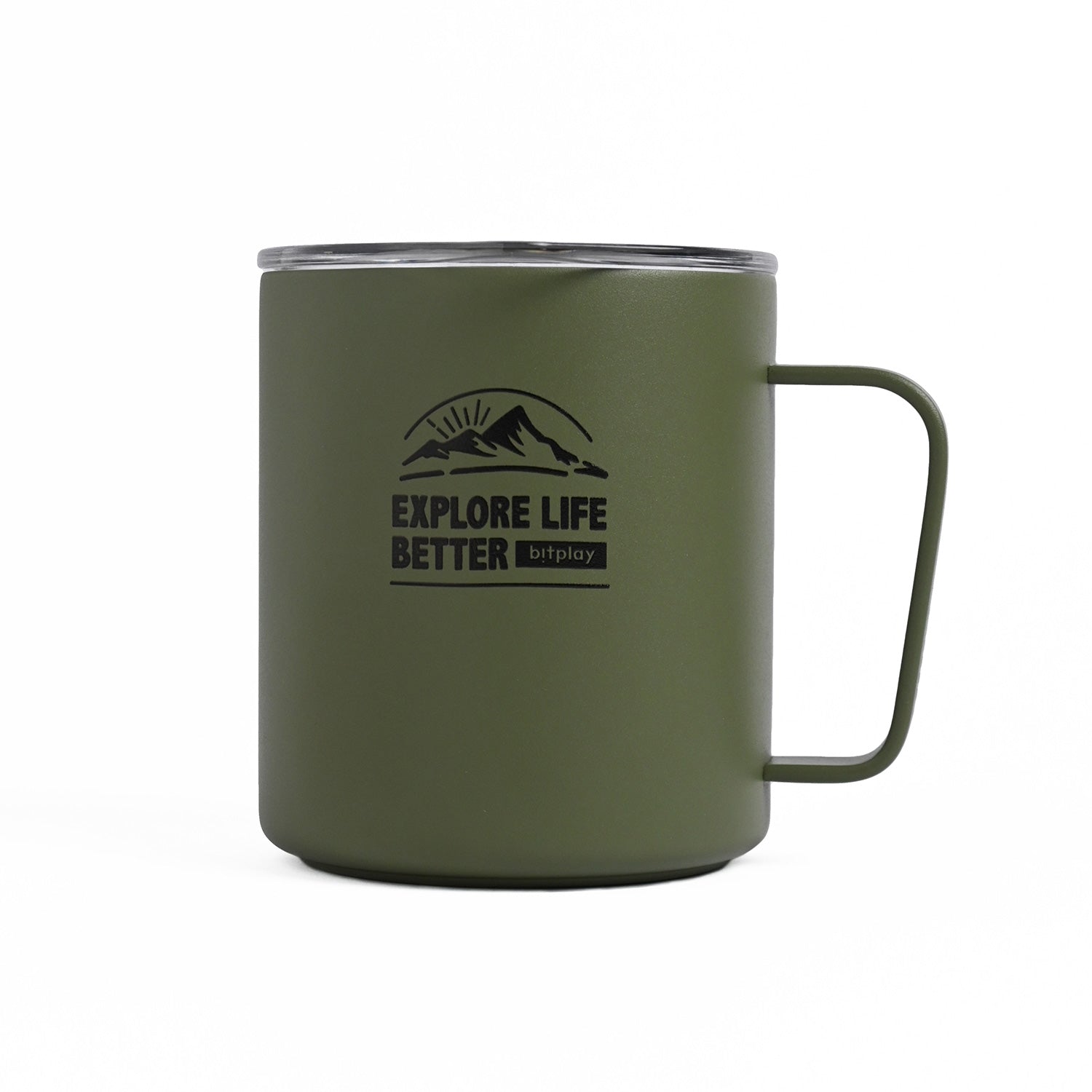 MiiR x bitplay 雙層真空保溫馬克杯 12oz/354ml 軍綠色