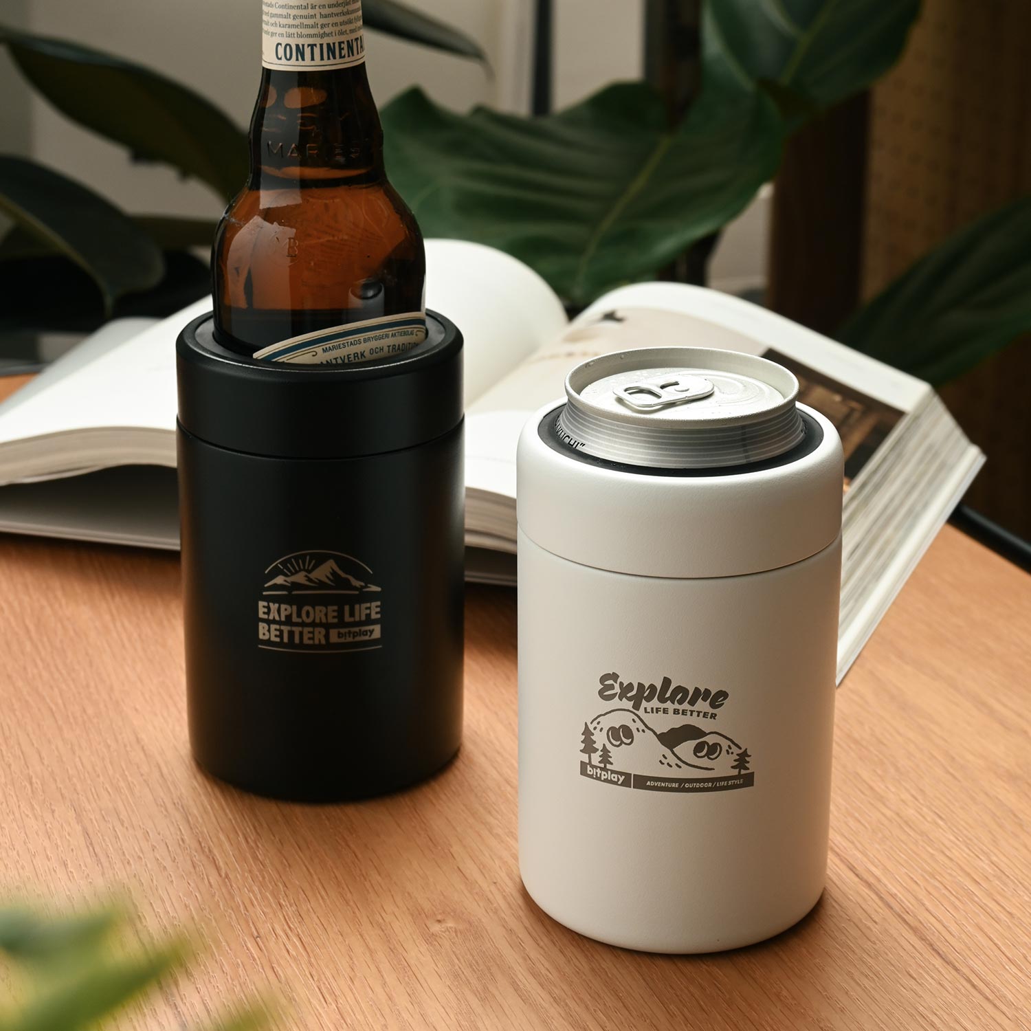 MiiR x bitplay 雙層真空啤酒保冰罐 12oz/354ml 夜空黑